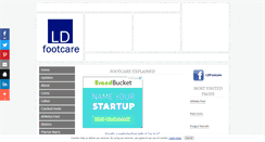 Desktop Screenshot of ldfootcare.com